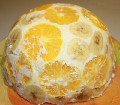 Торт апельсиново-банановый