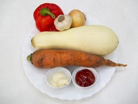 Овощи для кабачковой икры