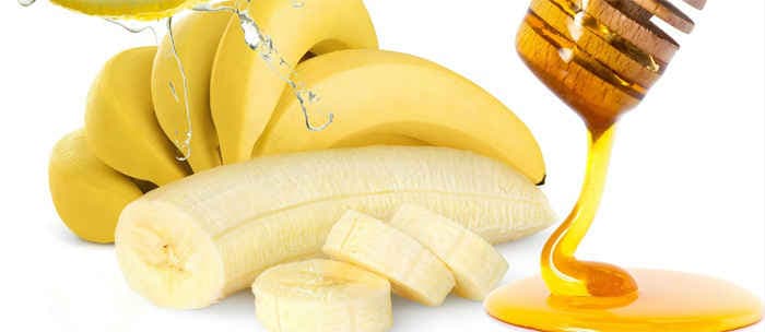 Банан и мед